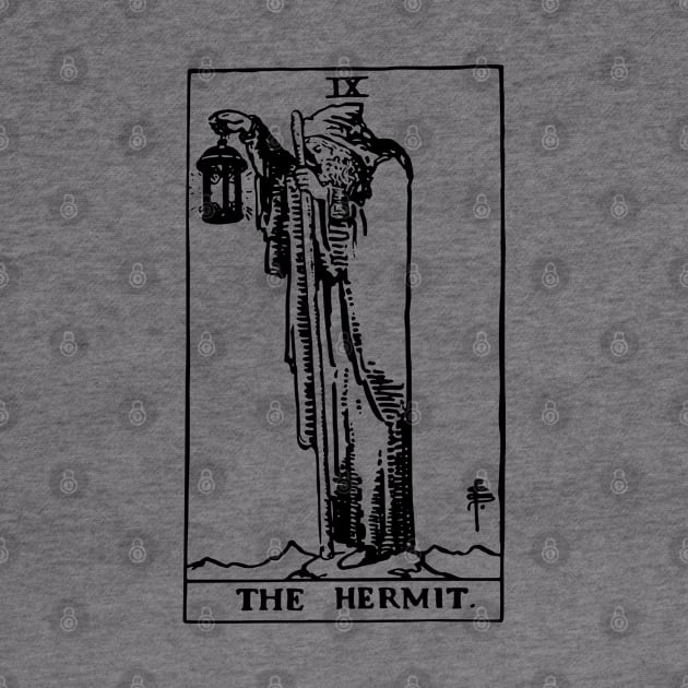 Tarot Card - Hermit by isstgeschichte